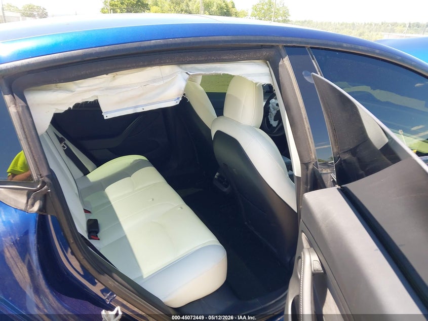 2022 Tesla Model 3 VIN 5YJ3E1EC1NF308536 IAAI salvage auction — FRONT END, Salvage (North Carolina), sold $7,200 on 2026-07-15 (photo 8)