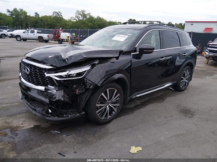 2024 Infiniti Qx60 VIN 5N1DL1HU1RC342957 IAAI salvage auction — LEFT FRONT, Salvage (South Carolina), sold $12,700 on 2026-07-22 (photo 2)