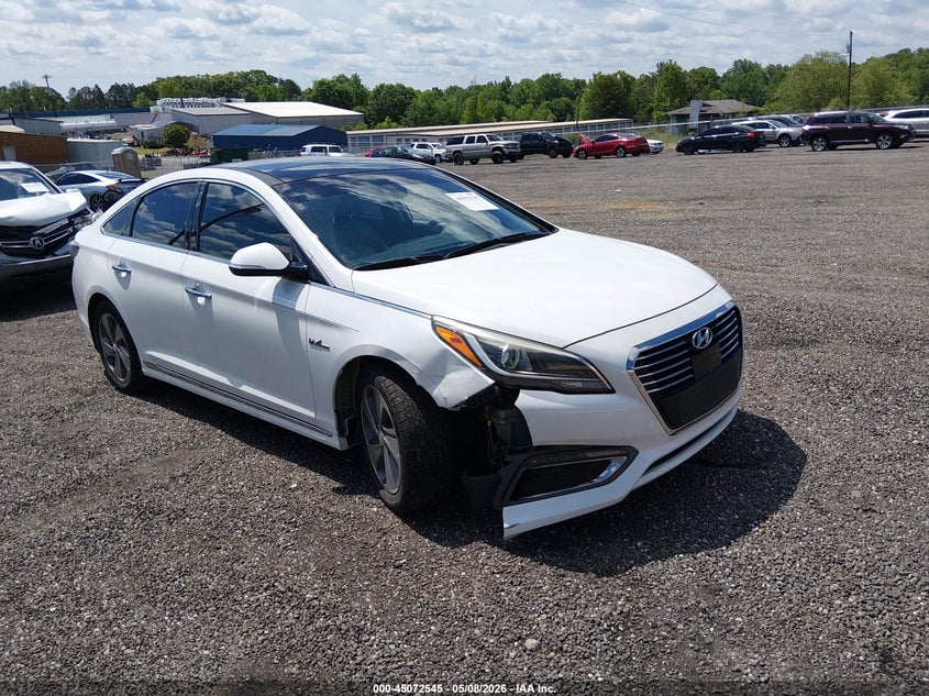 2016 Hyundai Sonata VIN KMHE34L11GA025529 IAAI salvage auction — RIGHT FRONT, Clear (South Carolina), sold $2,400 on 2026-07-07 (photo 1)