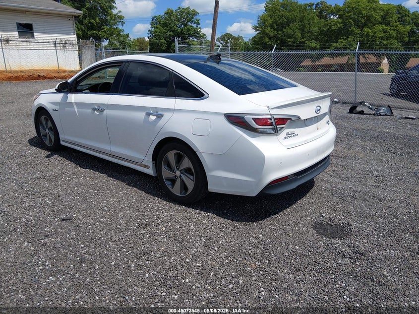 2016 Hyundai Sonata VIN KMHE34L11GA025529 IAAI salvage auction — RIGHT FRONT, Clear (South Carolina), sold $2,400 on 2026-07-07 (photo 3)