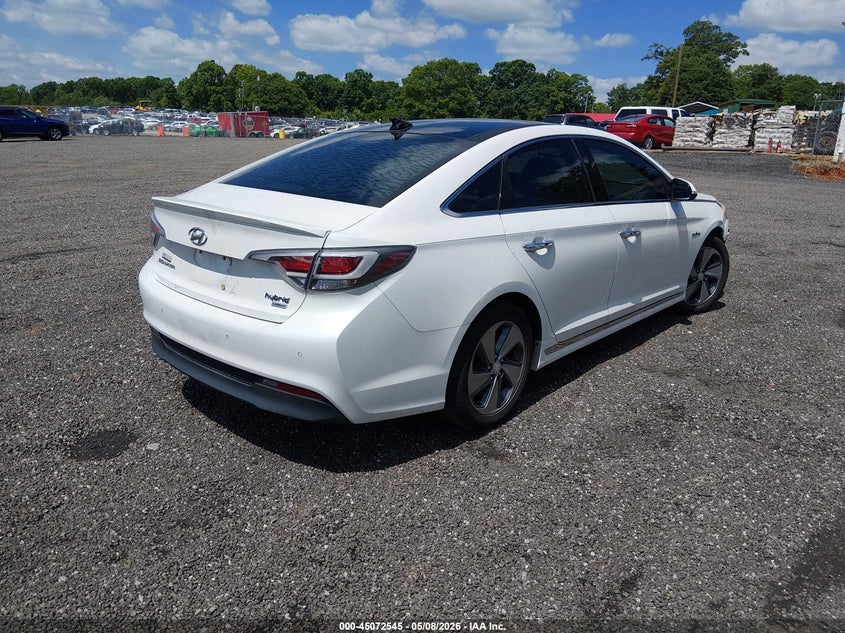 2016 Hyundai Sonata VIN KMHE34L11GA025529 IAAI salvage auction — RIGHT FRONT, Clear (South Carolina), sold $2,400 on 2026-07-07 (photo 4)