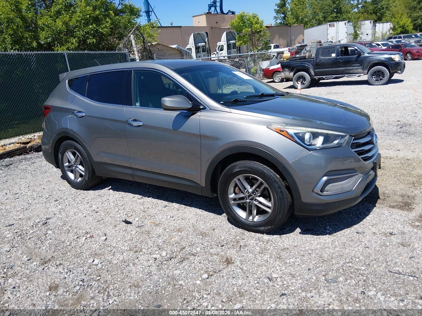 2018 Hyundai Santa fe VIN 5XYZT3LB9JG533117 IAAI salvage auction — SIDE, Salvage Title, sold $2,000 on 2026-07-31 (photo 1)