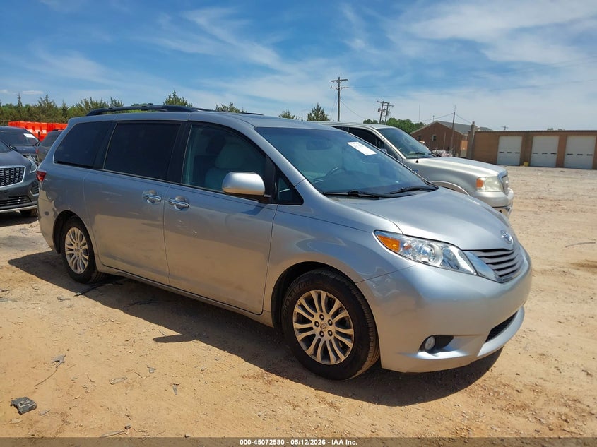 2016 Toyota Sienna VIN 5TDYK3DC1GS739355 IAAI salvage auction — LEFT SIDE, Salvage (North Carolina), sold $4,025 on 2026-07-20 (photo 1)