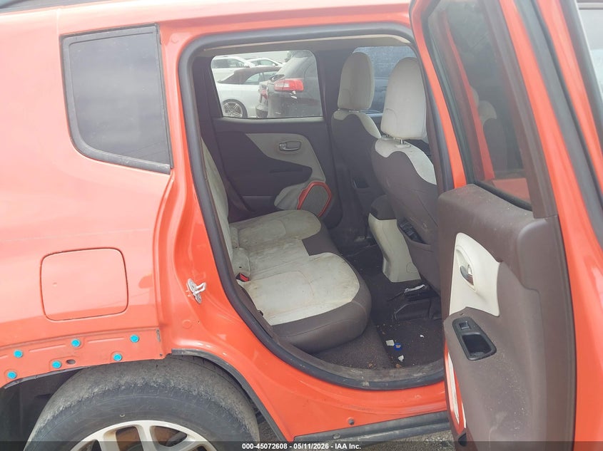 2017 Jeep Renegade VIN ZACCJABB5HPG24185 IAAI salvage auction — REAR END, Salvage Title, sold $1,450 on 2026-07-09 (photo 8)