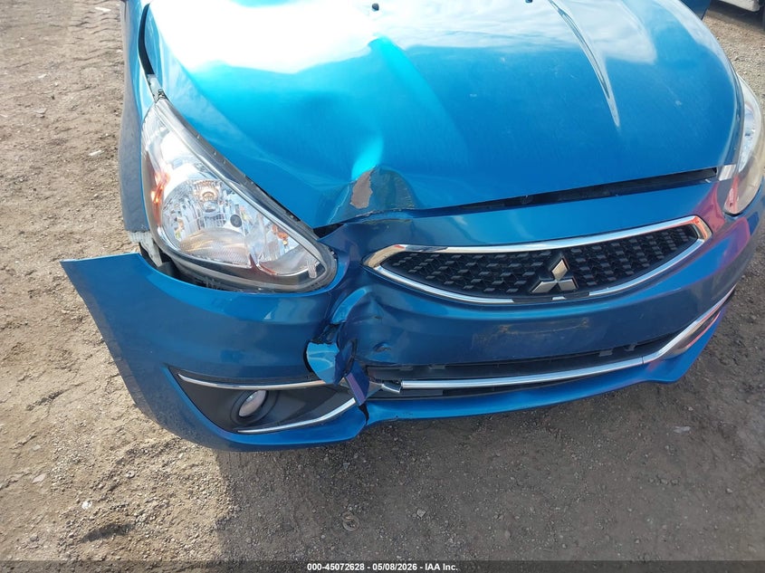 2019 Mitsubishi Mirage VIN ML32A4HJXKH008706 IAAI salvage auction — RIGHT FRONT, Salvage (Illinois), sold $1,200 on 2026-07-15 (photo 6)