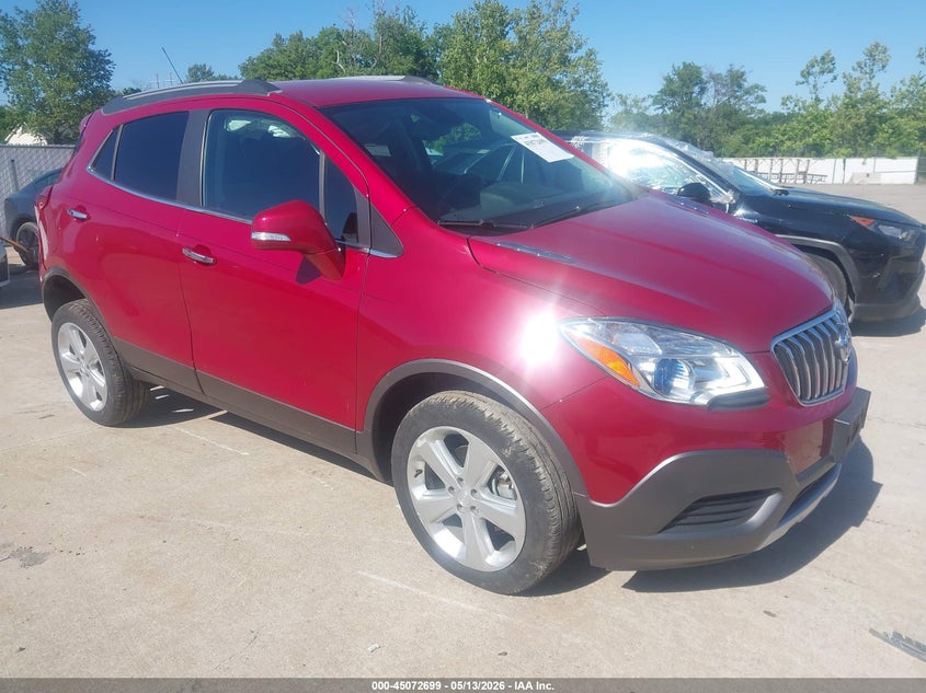 2016 Buick Encore VIN KL4CJASB7GB744797 IAAI salvage auction — REAR END, Salvage (Missouri), sold $1,050 on 2026-07-28 (photo 1)