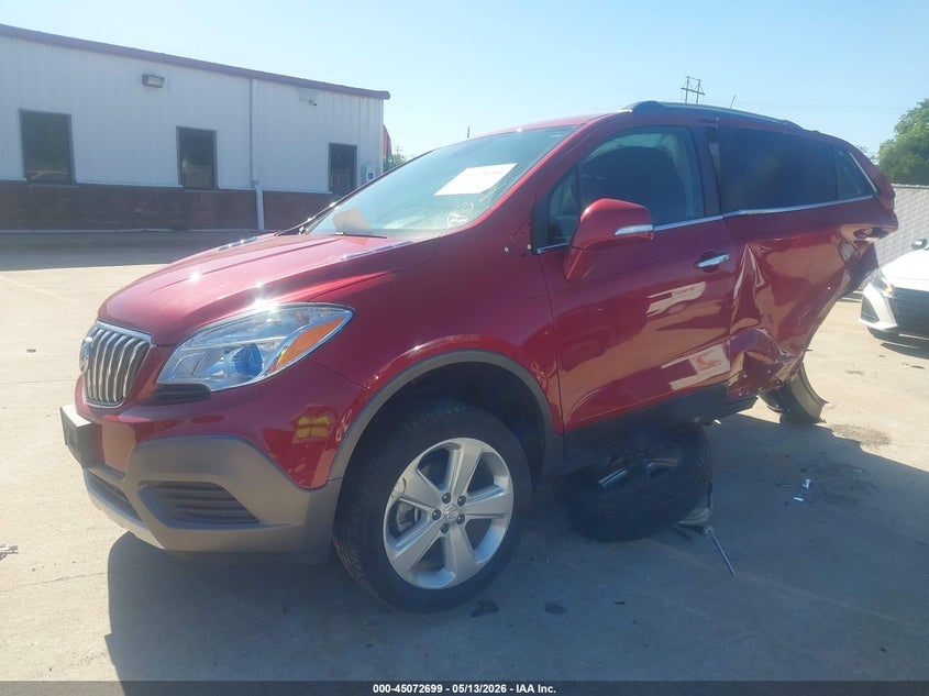 2016 Buick Encore VIN KL4CJASB7GB744797 IAAI salvage auction — REAR END, Salvage (Missouri), sold $1,050 on 2026-07-28 (photo 2)