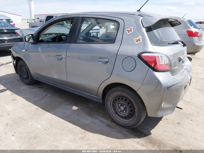 2021 Mitsubishi Mirage VIN ML32AUHJ8MH008285 IAAI salvage auction — FRONT END, Salvage (Iowa), sold $1,250 on 2026-07-07 (photo 3)