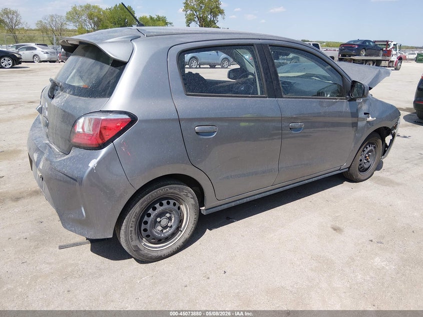 2021 Mitsubishi Mirage VIN ML32AUHJ8MH008285 IAAI salvage auction — FRONT END, Salvage (Iowa), sold $1,250 on 2026-07-07 (photo 4)
