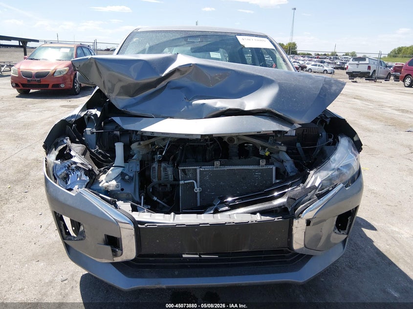 2021 Mitsubishi Mirage VIN ML32AUHJ8MH008285 IAAI salvage auction — FRONT END, Salvage (Iowa), sold $1,250 on 2026-07-07 (photo 6)