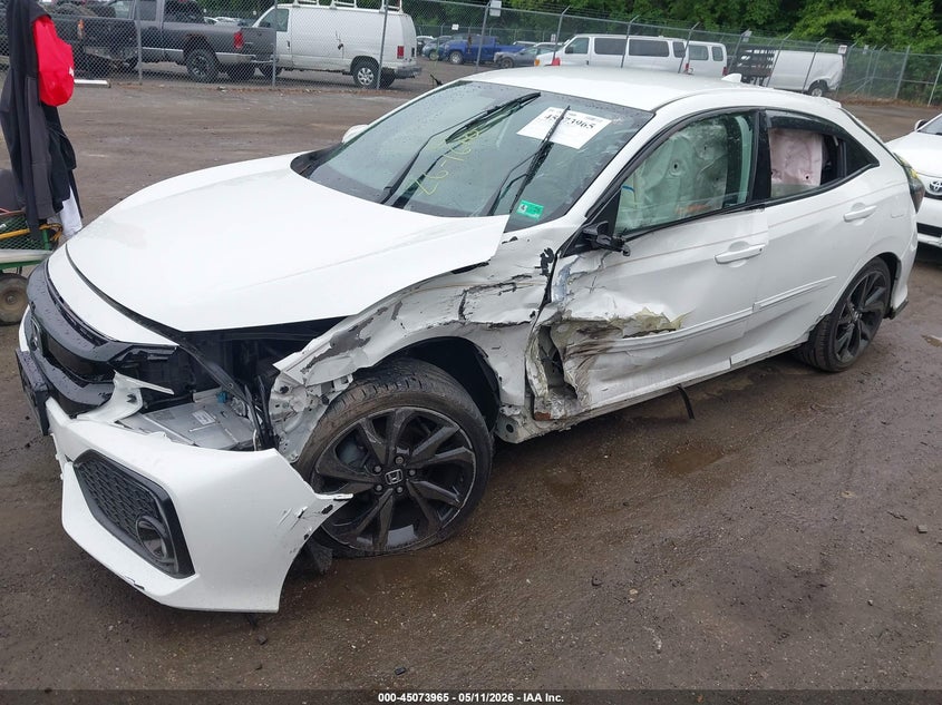 2018 Honda Civic VIN SHHFK7H42JU410451 IAAI salvage auction — LEFT FRONT, Salvage Title, sold $3,000 on 2026-07-28 (photo 2)
