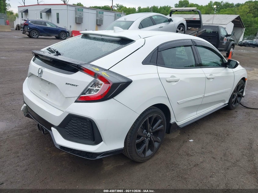 2018 Honda Civic VIN SHHFK7H42JU410451 IAAI salvage auction — LEFT FRONT, Salvage Title, sold $3,000 on 2026-07-28 (photo 4)