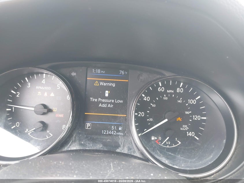 2020 Nissan Rogue VIN JN1BJ1CV5LW543674 IAAI salvage auction — FRONT END, Salvage (Texas), sold $1,000 on 2026-07-09 (photo 7)