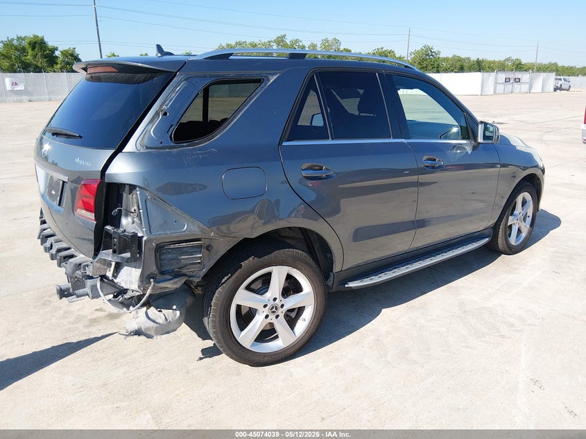 2019 Mercedes-benz Gle VIN 4JGDA5GB3KB214650 IAAI salvage auction — REAR END, Original (Texas), sold $9,050 on 2026-09-05 (photo 4)