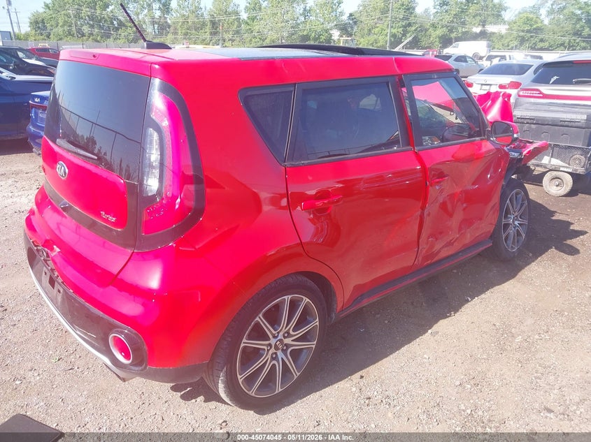 2019 Kia Soul VIN KNDJX3AAXK7656578 IAAI salvage auction — FRONT & REAR, Salvage (Ohio), sold $500 on 2026-07-16 (photo 4)