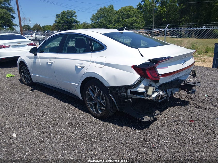 2022 Hyundai Sonata VIN KMHL64JA3NA213015 IAAI salvage auction — REAR END, Salvage (South Carolina), sold $5,200 on 2026-07-14 (photo 3)