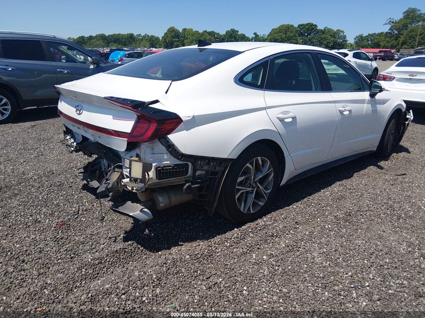 2022 Hyundai Sonata VIN KMHL64JA3NA213015 IAAI salvage auction — REAR END, Salvage (South Carolina), sold $5,200 on 2026-07-14 (photo 4)