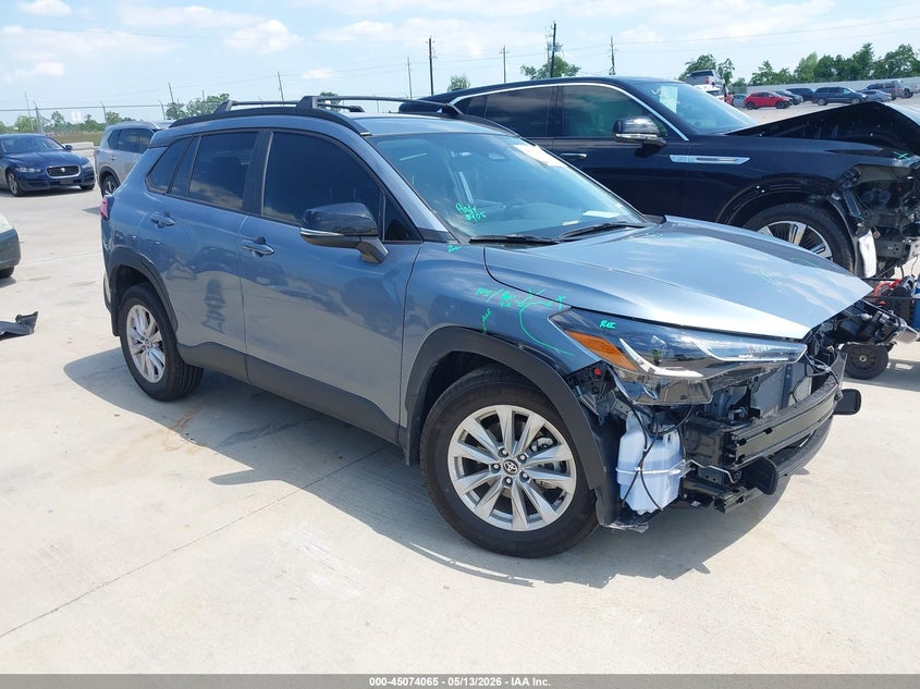 2025 Toyota Corolla cross VIN 7MUCAAAG6SV150499 IAAI salvage auction — FRONT END, Salvage (Texas), sold $7,800 on 2026-07-10 (photo 1)