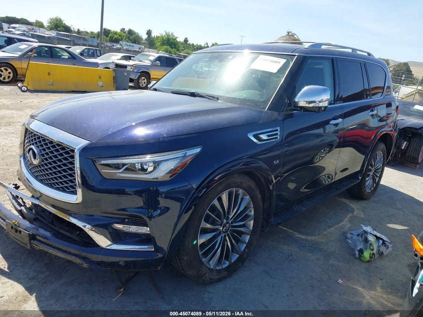 2019 Infiniti Qx80 VIN JN8AZ2NC8K9460258 IAAI salvage auction — ENGINE DAMAGE, Salvage (Oregon), sold $4,700 on 2026-07-30 (photo 2)