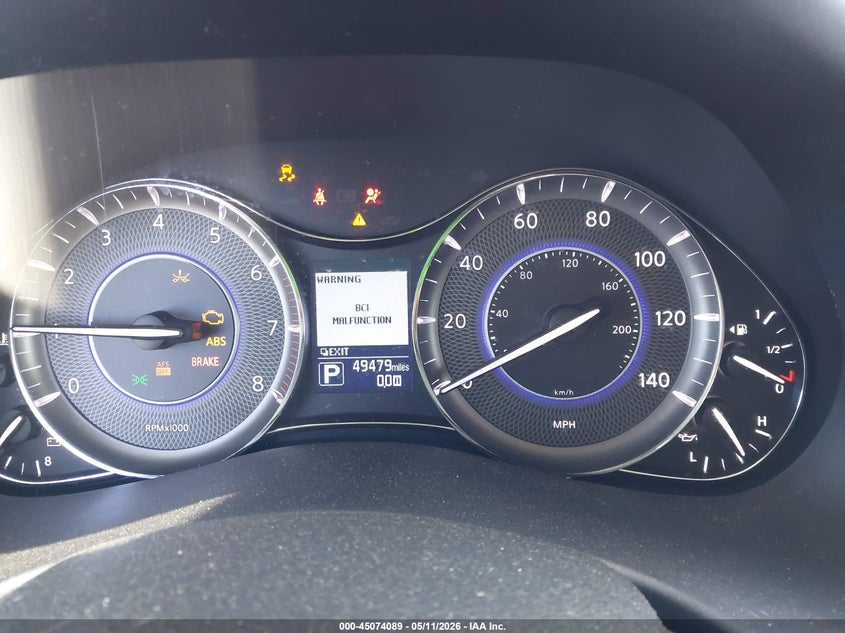 2019 Infiniti Qx80 VIN JN8AZ2NC8K9460258 IAAI salvage auction — ENGINE DAMAGE, Salvage (Oregon), sold $4,700 on 2026-07-30 (photo 7)