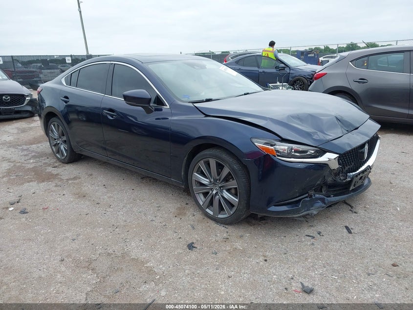 2018 Mazda 6 VIN JM1GL1VM0J1307820 IAAI salvage auction — FRONT END, Salvage (Texas), sold $1,125 on 2026-07-14 (photo 1)