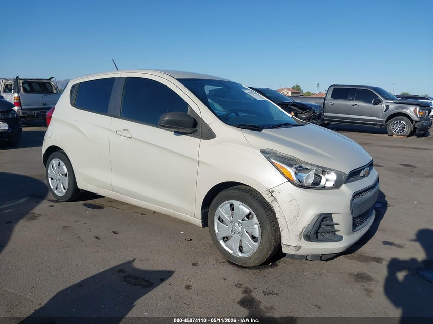 2017 Chevrolet Spark VIN KL8CB6SA9HC767932 IAAI salvage auction — LEFT FRONT, Salvage (Arizona), sold $1,850 on 2026-07-07 (photo 1)
