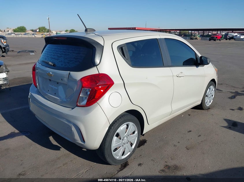 2017 Chevrolet Spark VIN KL8CB6SA9HC767932 IAAI salvage auction — LEFT FRONT, Salvage (Arizona), sold $1,850 on 2026-07-07 (photo 4)