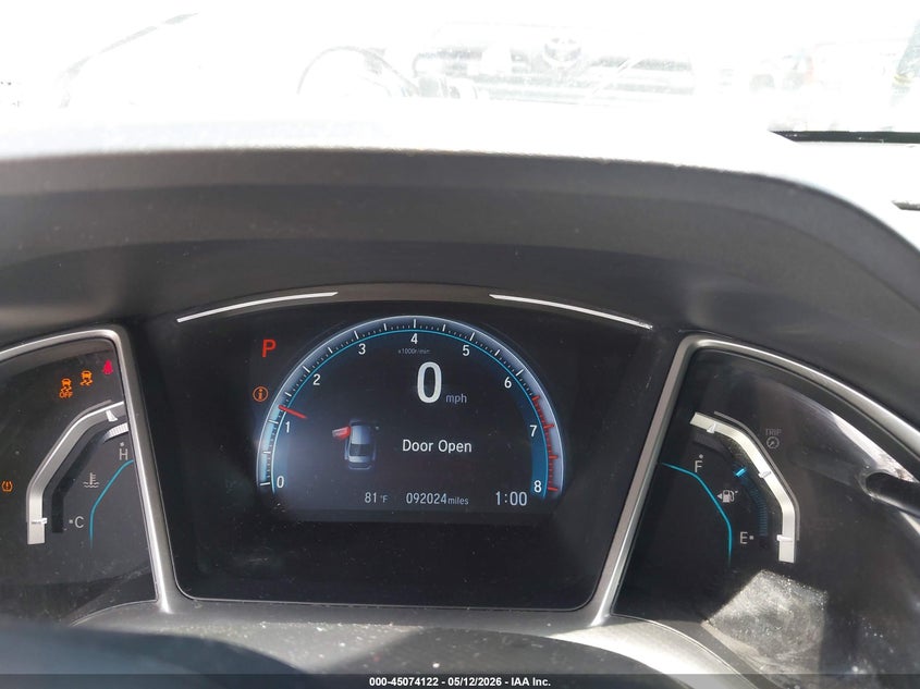 2018 Honda Civic VIN JHMFC1F78JX043178 IAAI salvage auction — LEFT SIDE, Salvage (Texas), sold $4,425 on 2026-07-07 (photo 7)