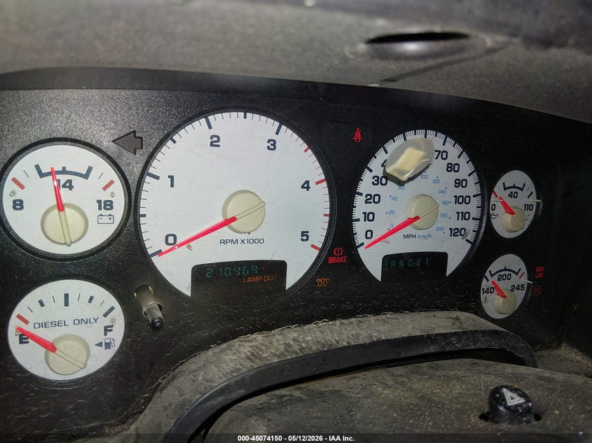 2004 Dodge Ram 2500 VIN 3D7KU28C54G217543 IAAI salvage auction — ROLLOVER, Salvage (Idaho), sold $1,250 on 2026-07-23 (photo 7)