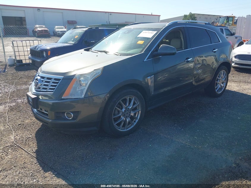 2013 Cadillac Srx VIN 3GYFNHE30DS604170 IAAI salvage auction — SIDE, Clear (Oklahoma), sold $2,150 on 2026-08-01 (photo 2)