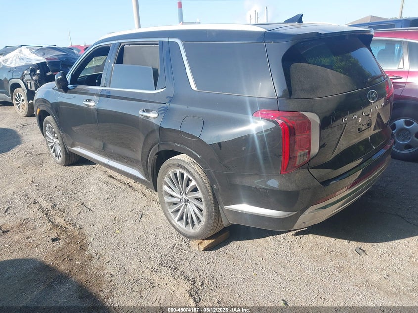 2025 Hyundai Palisade VIN KM8R7DGE7SU815752 IAAI salvage auction — FRONT END, Salvage (Indiana), sold $14,450 on 2026-07-18 (photo 3)