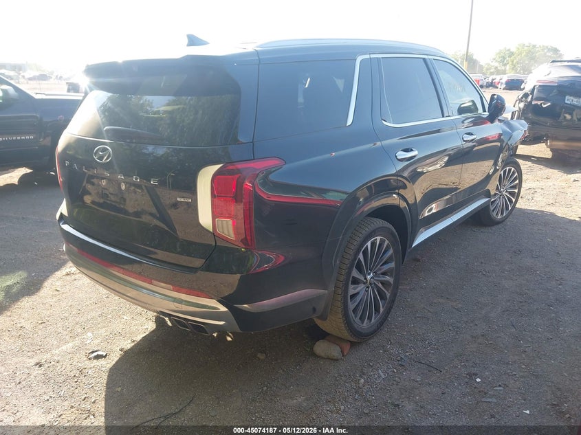 2025 Hyundai Palisade VIN KM8R7DGE7SU815752 IAAI salvage auction — FRONT END, Salvage (Indiana), sold $14,450 on 2026-07-18 (photo 4)