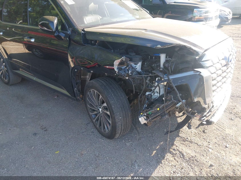 2025 Hyundai Palisade VIN KM8R7DGE7SU815752 IAAI salvage auction — FRONT END, Salvage (Indiana), sold $14,450 on 2026-07-18 (photo 6)