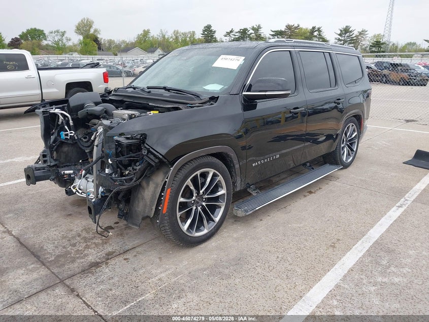2022 Jeep Grand wagoneer VIN 1C4SJVDT4NS113744 IAAI salvage auction — FRONT END, Salvage (Indiana), sold $13,400 on 2026-07-24 (photo 2)
