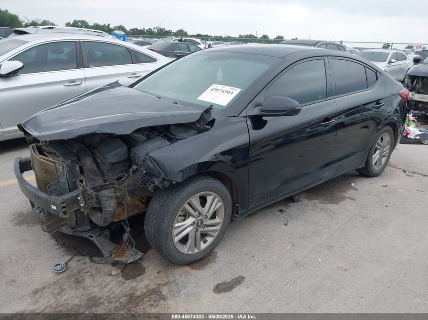 2020 Hyundai Elantra VIN KMHD84LF2LU927866 IAAI salvage auction — LEFT & RIGHT, Salvage (Texas), sold $1,100 on 2026-07-30 (photo 2)