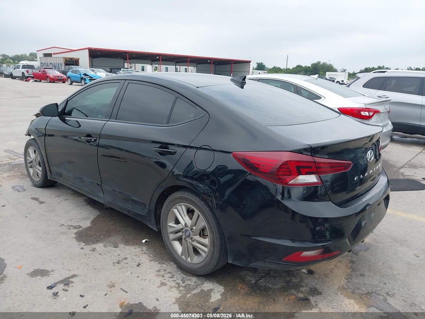 2020 Hyundai Elantra VIN KMHD84LF2LU927866 IAAI salvage auction — LEFT & RIGHT, Salvage (Texas), sold $1,100 on 2026-07-30 (photo 3)
