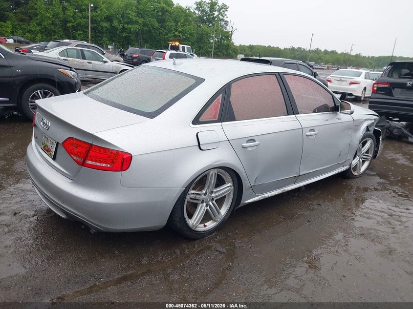 2012 Audi S4 VIN WAUKGBFLXCA065192 IAAI salvage auction — LEFT & RIGHT, Salvage - Greater Than 75% (Maryland), sold $725 on 2026-07-15 (photo 4)