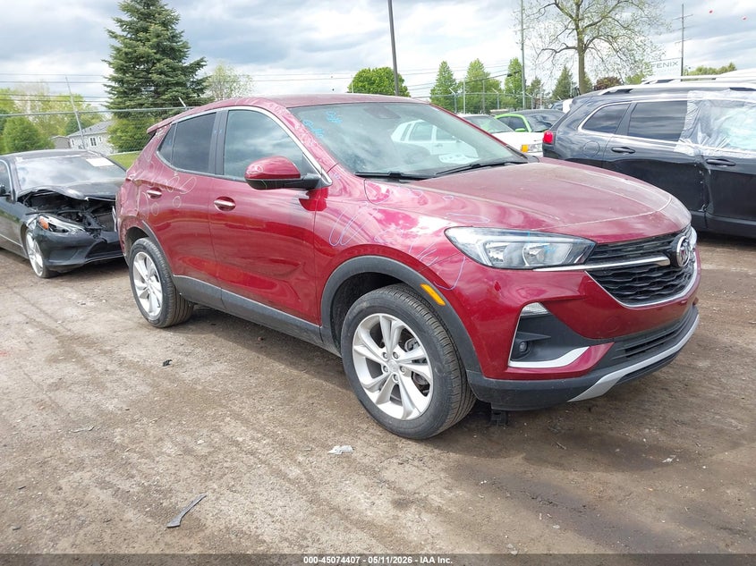 2023 Buick Encore gx VIN KL4MMCSL7PB120062 IAAI salvage auction — REAR END, Salvage (Michigan), sold $4,150 on 2026-07-16 (photo 1)
