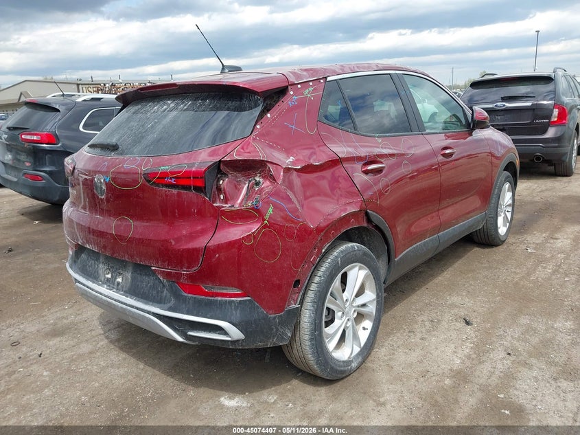 2023 Buick Encore gx VIN KL4MMCSL7PB120062 IAAI salvage auction — REAR END, Salvage (Michigan), sold $4,150 on 2026-07-16 (photo 4)