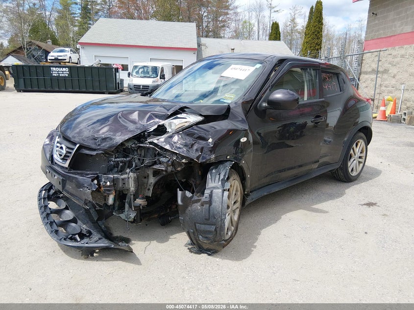 2014 Nissan Juke VIN JN8AF5MR3ET358230 IAAI salvage auction — LEFT FRONT, Salvage (Maine), sold $275 on 2026-07-13 (photo 2)