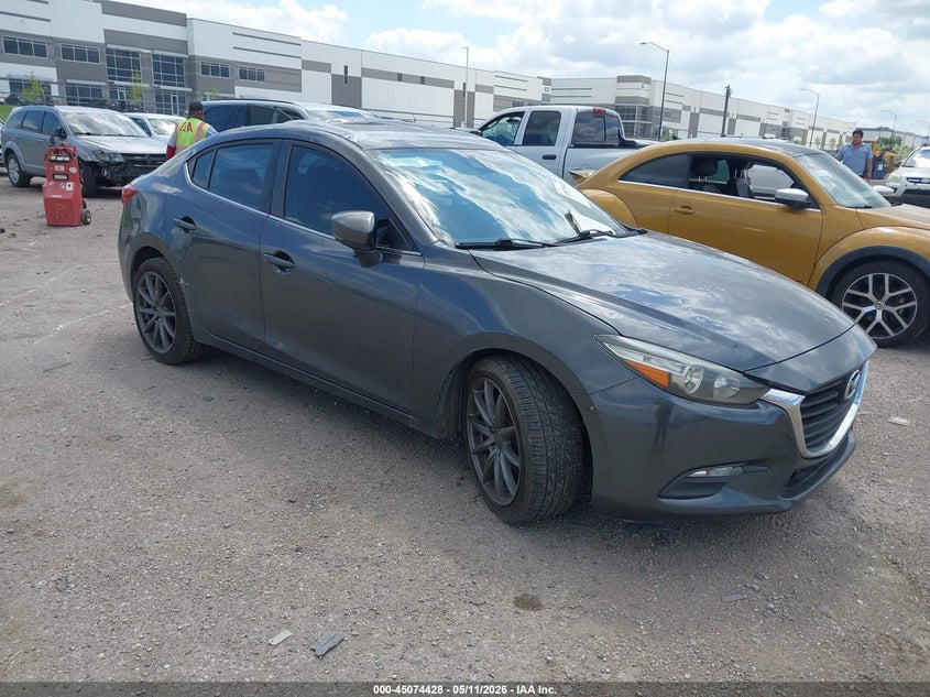 2017 Mazda 3 VIN JM1BN1V70H1100837 IAAI salvage auction — HAIL, Original (Texas), sold $3,800 on 2026-07-28 (photo 1)