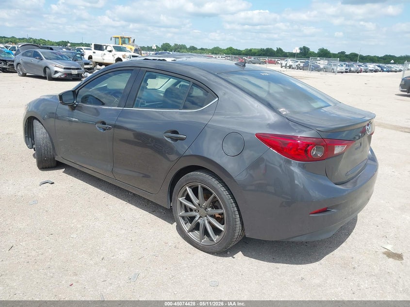2017 Mazda 3 VIN JM1BN1V70H1100837 IAAI salvage auction — HAIL, Original (Texas), sold $3,800 on 2026-07-28 (photo 3)