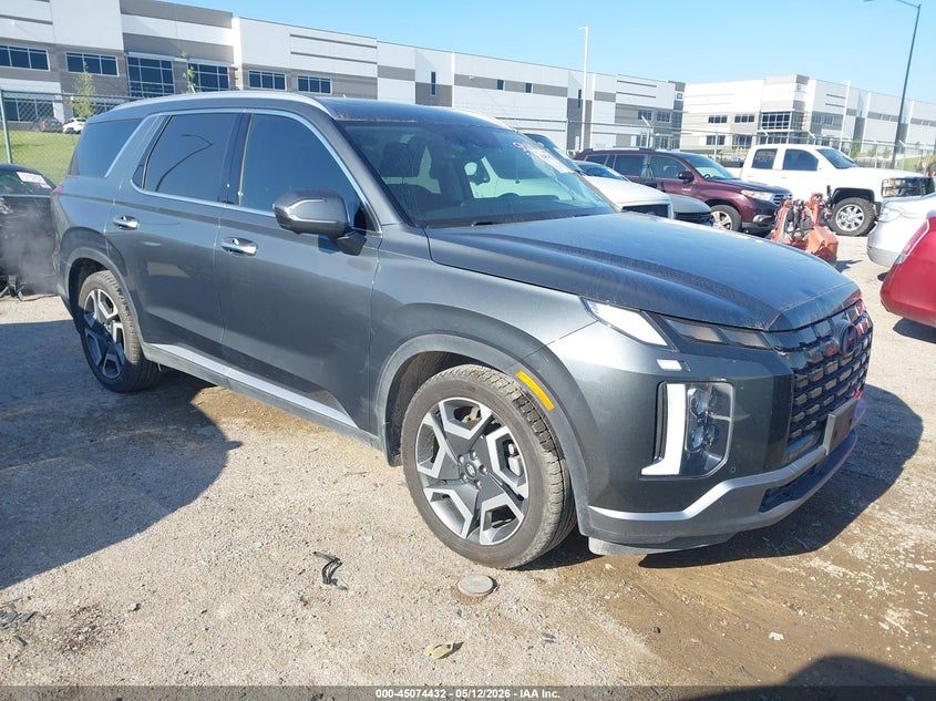 2023 Hyundai Palisade VIN KM8R44GE9PU538540 IAAI salvage auction — HAIL, Original (Texas), sold $13,100 on 2026-07-28 (photo 1)