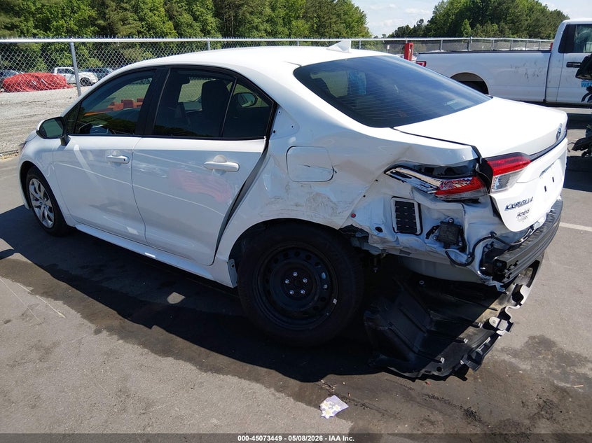 2026 Toyota Corolla VIN JTDBCMFE7T3131312 IAAI salvage auction — REAR END, Salvage (North Carolina), sold $8,400 on 2026-07-15 (photo 3)