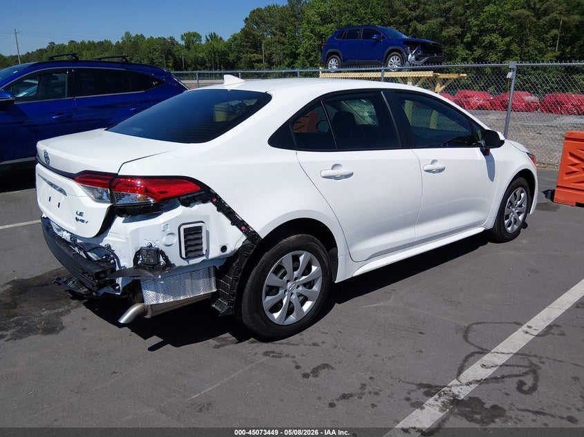 2026 Toyota Corolla VIN JTDBCMFE7T3131312 IAAI salvage auction — REAR END, Salvage (North Carolina), sold $8,400 on 2026-07-15 (photo 4)