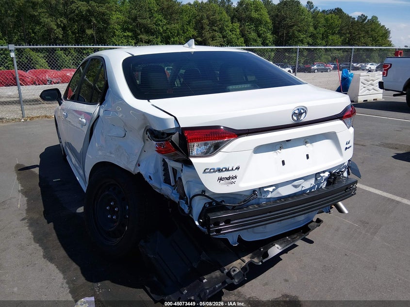 2026 Toyota Corolla VIN JTDBCMFE7T3131312 IAAI salvage auction — REAR END, Salvage (North Carolina), sold $8,400 on 2026-07-15 (photo 6)