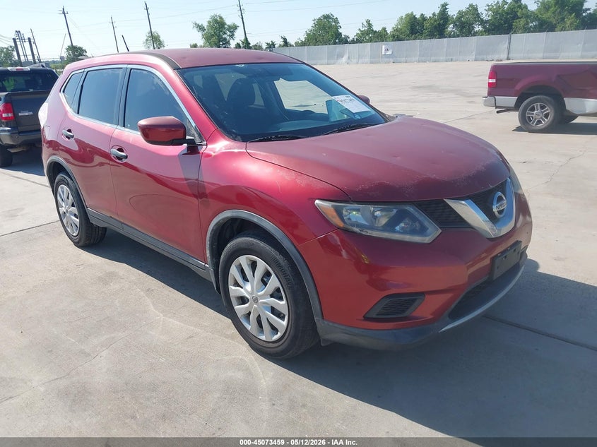2016 Nissan Rogue VIN KNMAT2MT4GP645943 IAAI salvage auction — HAIL, Original (Texas), sold $1,800 on 2026-07-24 (photo 1)