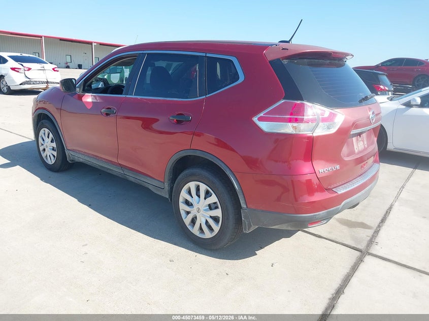 2016 Nissan Rogue VIN KNMAT2MT4GP645943 IAAI salvage auction — HAIL, Original (Texas), sold $1,800 on 2026-07-24 (photo 3)