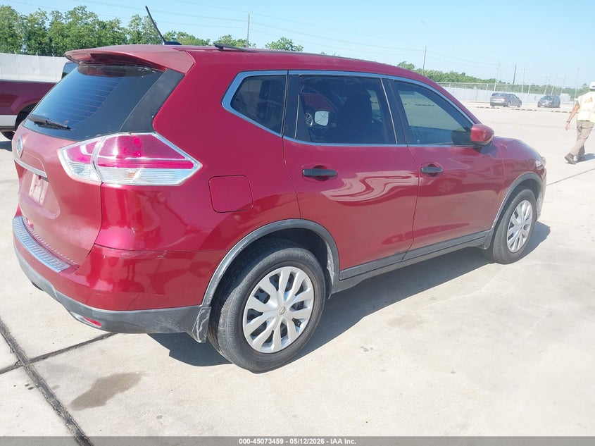 2016 Nissan Rogue VIN KNMAT2MT4GP645943 IAAI salvage auction — HAIL, Original (Texas), sold $1,800 on 2026-07-24 (photo 4)