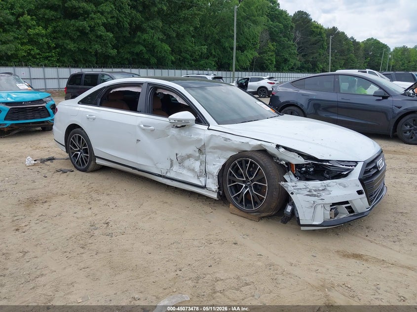 2020 Audi A8 VIN WAU8EAF88LN014837 IAAI salvage auction — SIDE, Salvage (Georgia), sold $13,000 on 2026-07-30 (photo 1)